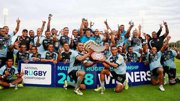 Fijian Drua celebró el título en el National Rugby Championship