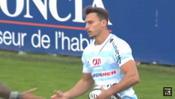 El try de Juan Imhoff ante Stade Francais