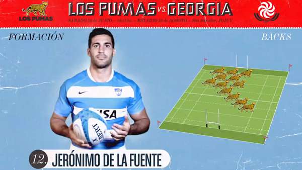 Los Pumas, con varios cambios ante Georgia