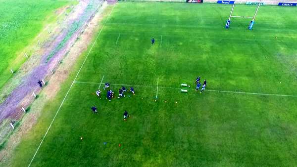 Los Pumas, vigilados desde las alturas