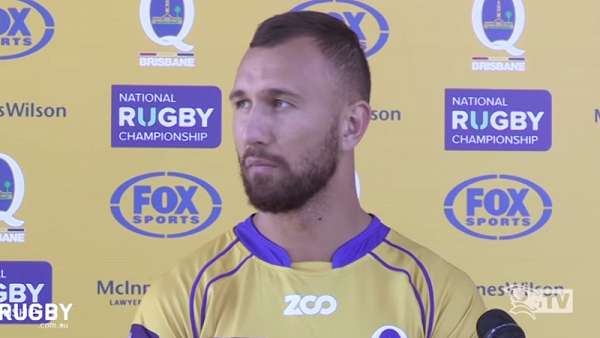 Quade Cooper vuelve a jugar para Brisbane