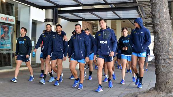 Los Pumas se entrenan en Canberra