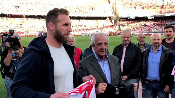 Los All Blacks visitaron el Monumental