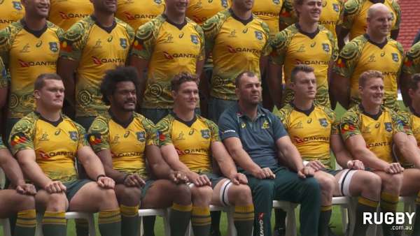 Los Wallabies lucieron su camiseta indígena