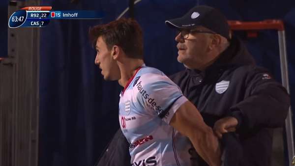 Racing ganó, pero lo expulsaron a Imhoff