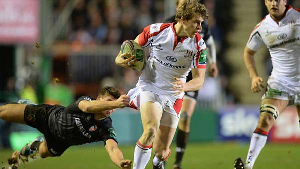 Andrew Trimble y un try con mucha suerte