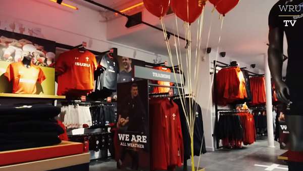 El nuevo rugby store de Gales