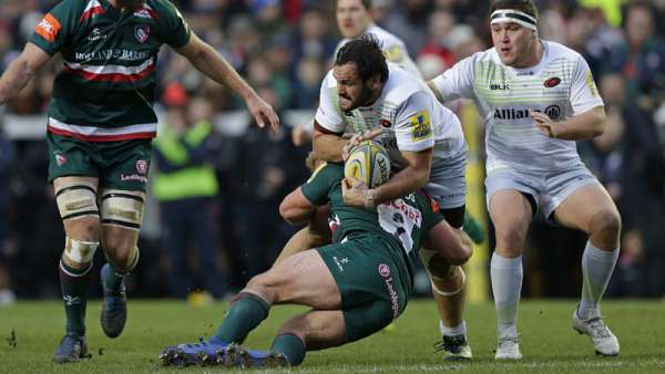 Figallo, la figura ante Sale Sharks