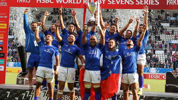 Samoa festejó en el Seven de París