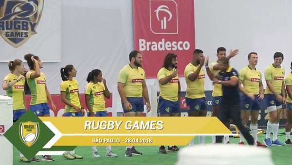 Los deportistas brasileros se sumaron al Rugby Games