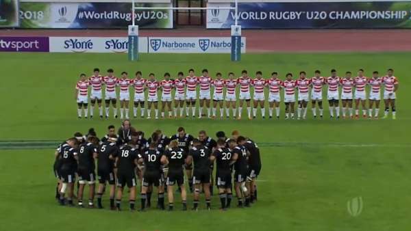 El épico Haka de los All Blacks en el Mundial Juvenil