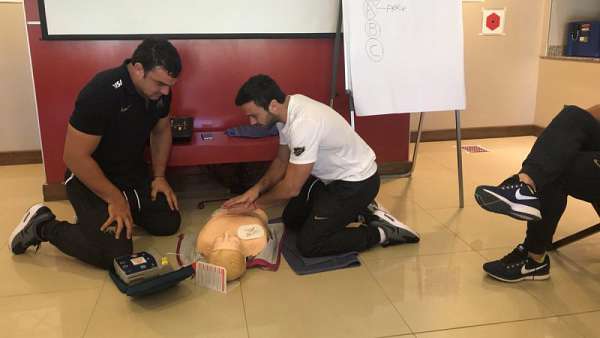 Los Pumas tuvieron un curso de RCP