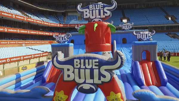 El castillo inflable de los Bulls