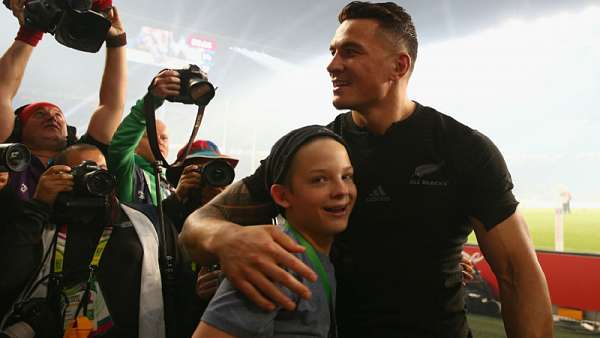 Sonny Bill Williams, distinguido por Fair Play