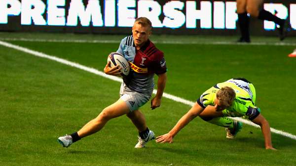 Calum Waters se llevó todas las miradas en el Premiership 7s