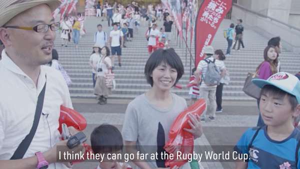 La familia Murai, fanática del rugby japonés