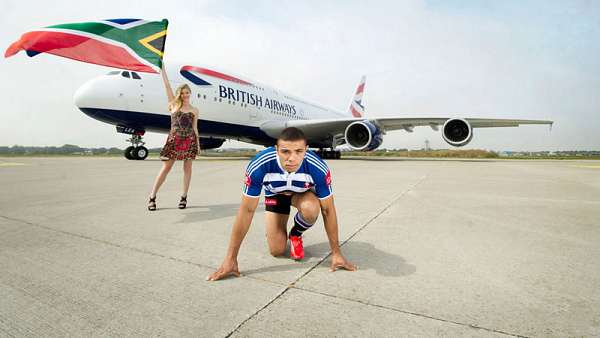 Bryan Habana le ganó en velocidad a un avión