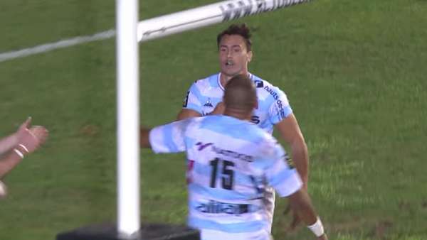 Juan Imhoff dejó su firma en el ingoal de Toulon
