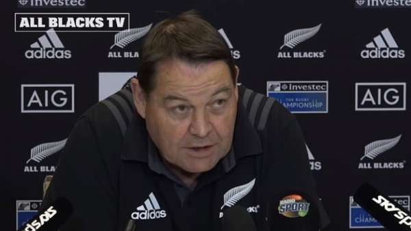 Steve Hansen analiza el equipo que jugará ante Springboks