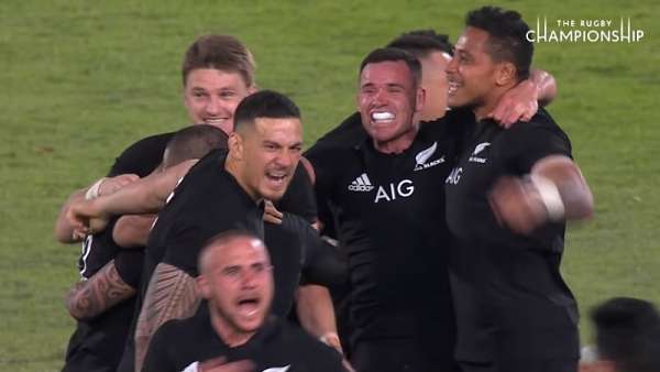 El Try del fín de semana fue para los All Blacks