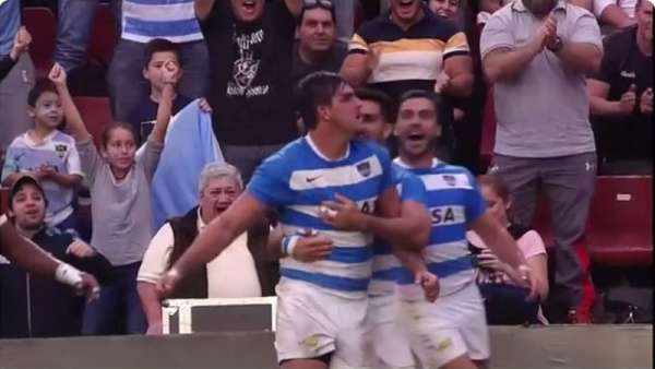 El primer try de Pablo Matera, nuevo capitán de Los Pumas