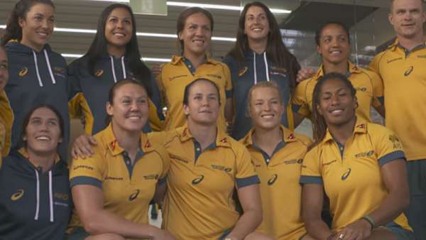 El homenaje a las campeonas del Women's Sevens