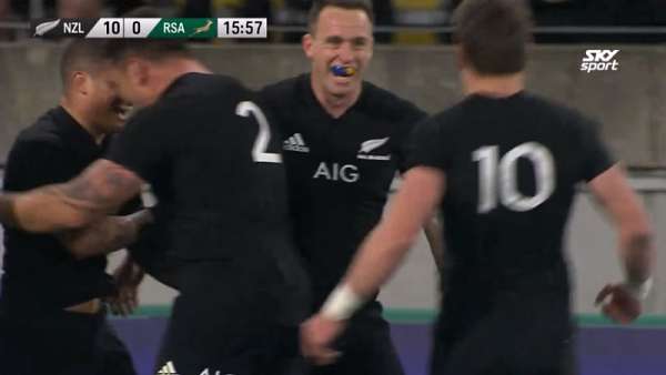 Aaron Smith y el 7° mejor try de los All Blacks en 2018