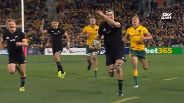 Brodie Retallick y el 2° mejor try de los All Blacks en 2018