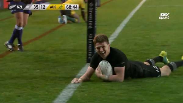 Beauden Barrett y el mejor try de los All Blacks en 2018