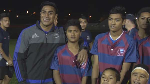 Clínica de los All Blacks en el Tamaki College