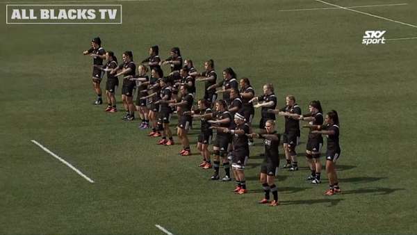 El Haka de las Black Ferns