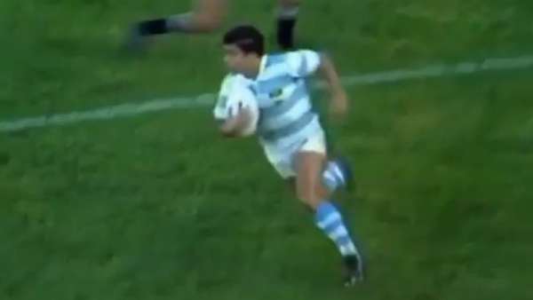 El Try de Juan Lanza ante All Blacks en 1987