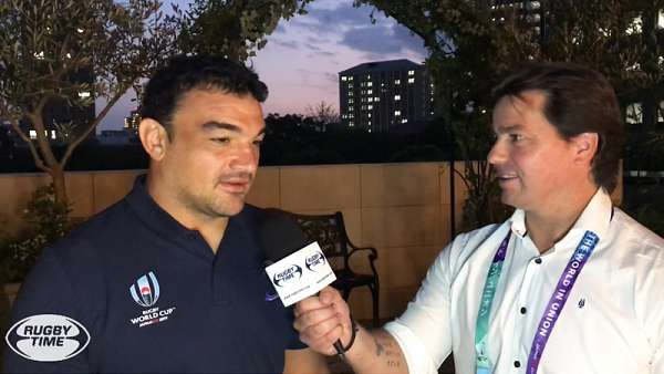 Agustín Creevy en la previa del Mundial RWC Japón 2019