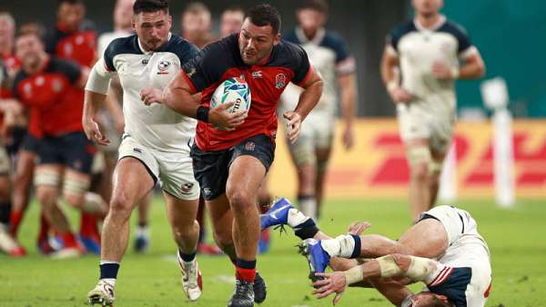 Inglaterra 45-7 Estados Unidos