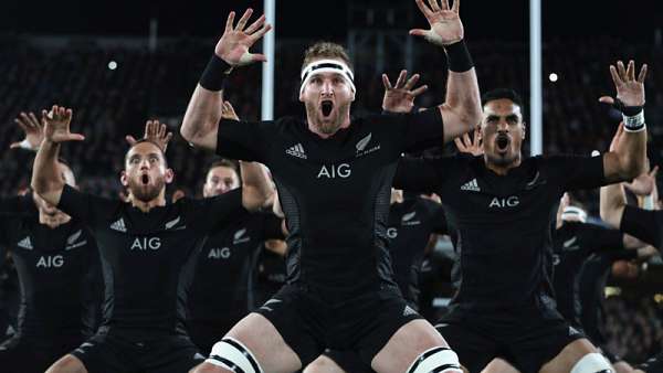 Los All Blacks y el primer haka del 2016