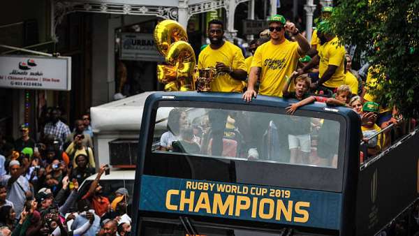 Los Springboks pasaron por Ciudad del Cabo