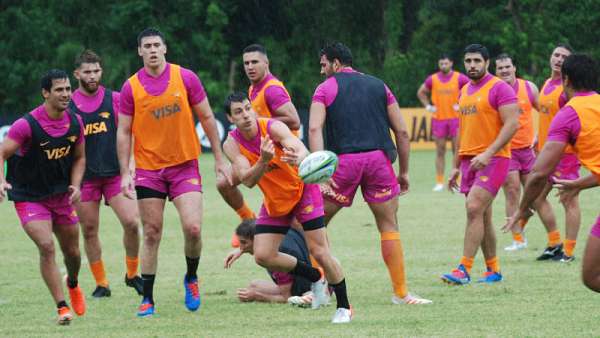 El primer entrenamiento de Jaguares