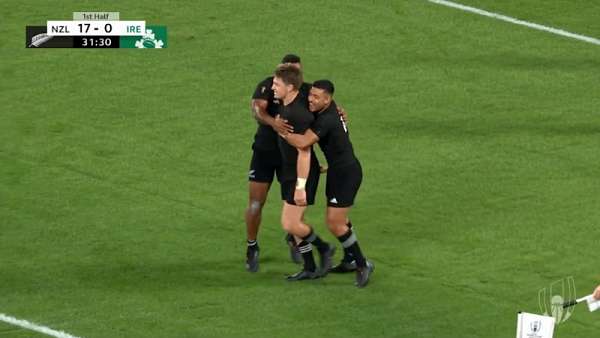 Beauden Barrett en el “Ten Of The Best – 2019”