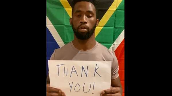 Siya Kolisi y sus agradecimientos al Presidente Sudafricano