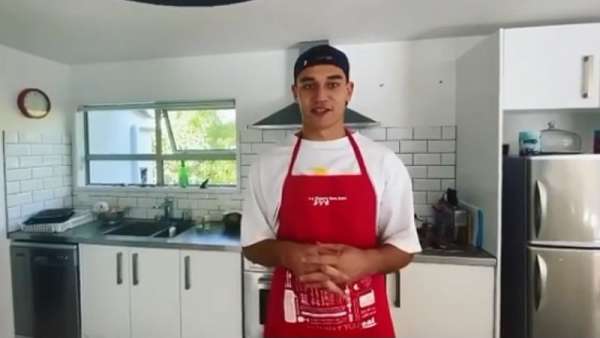 Shaun Stevenson y sus galletitas caseras