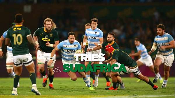 Top 5 Tries de Los Pumas ante Springboks