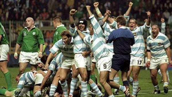 Los Pumas vs Irlanda en Gales 1999