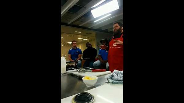 Los Stormers y una masterclass de cocina
