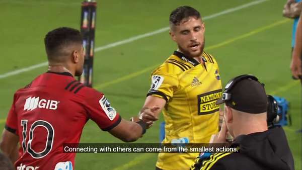 Los apretones de manos del Super Rugby Aotearoa