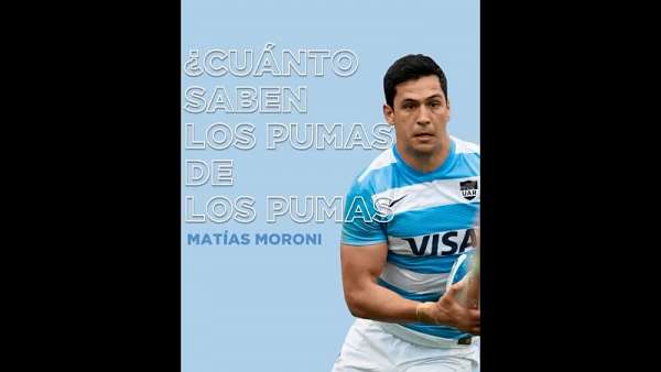 Matías Moroni en “¿Cuánto saben Los Pumas de Los Pumas?”