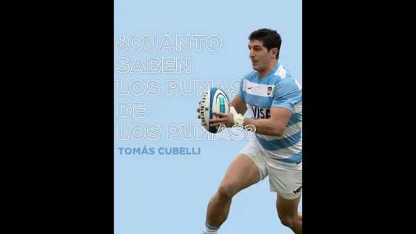 Tomás Cubelli en “¿Cuánto saben Los Pumas de Los Pumas?”