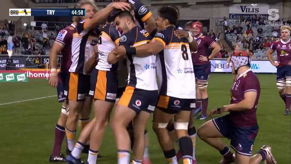 El “Try Of The Week” fue para Brumbies