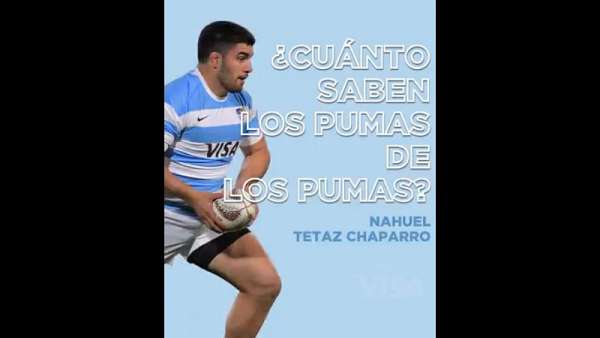 Nahuel Tetaz Chaparro en “¿Cuánto saben Los Pumas de Los Pumas?”