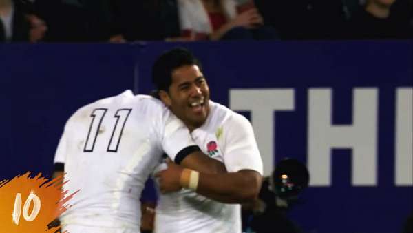 Top 10 Tries de Inglaterra en Copas del Mundo