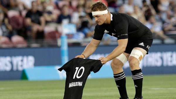 Los All Blacks y el homenaje a Diego Armando Maradona